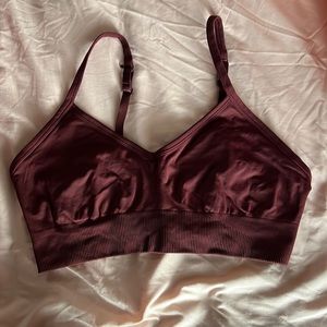 Ebb to street bra. Cabaret color. Adjustable straps. Size 12. Lululemon